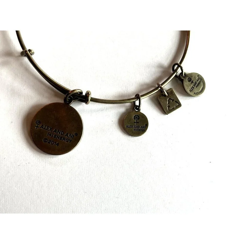 Alex and Ani Gold Bracelet Set Lighthouse & Seashell